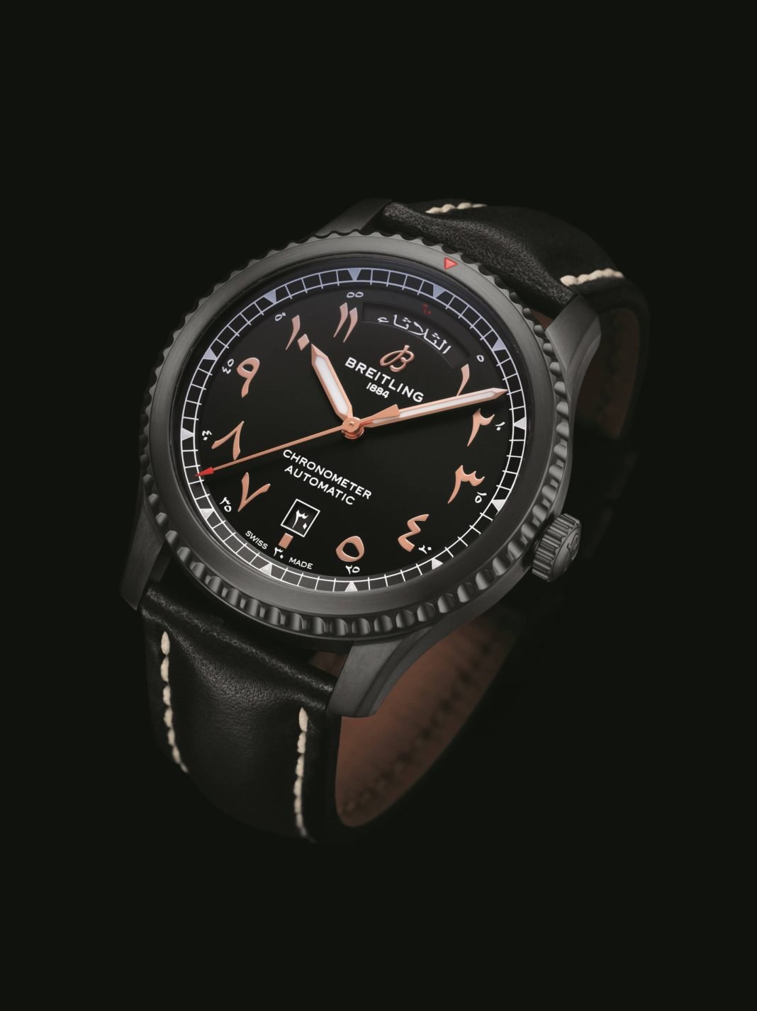 seiko quartz black dial