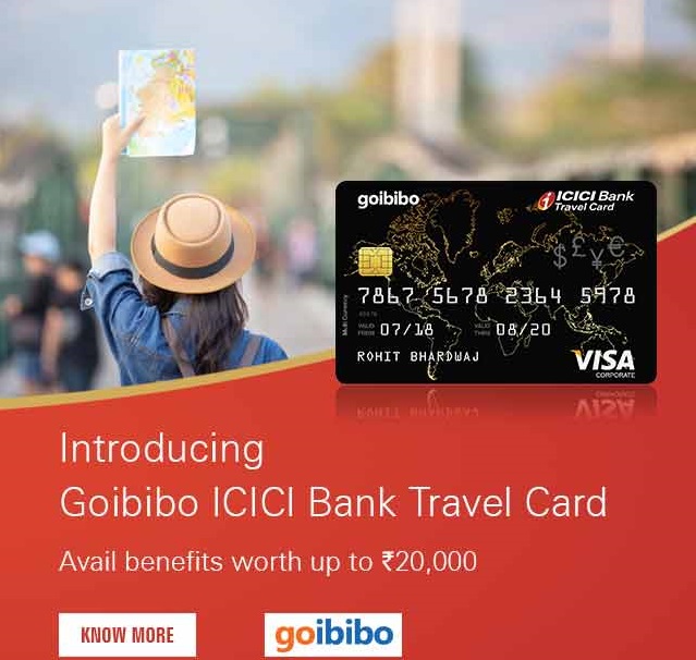 travel card offered by icici