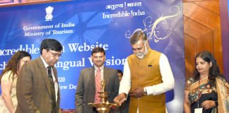 Union Tourism Minister Shri Prahlad Singh Patel launches multilingual Incredible India website in New Delhi