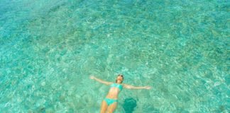 Swimming in the Dead Sea