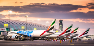 Emirates adds Cairo, Tunis, Glasgow and Malé, bringing the network to over 50 cities in July