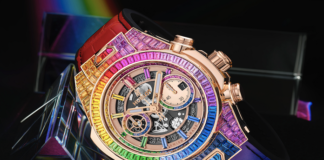 Hublot debuts spectacular Big Bang Unico Full Baguette King Gold Rainbow (new 2020)