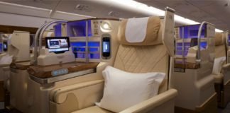 Emirates takes A380 experience to new heights, unveils Premium Economy plus enhancements across all cabinse Emirates Refreshed A380 Business Class 1