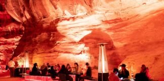 Cooking with molten lava in the ancient desert of AlUla