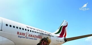 SriLankan Airlines adorns aircraft livery with ‘Raid Amazones 2022’ Insignia