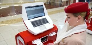 Emirates introduces mobile check-in desks at Dubai International T3