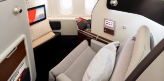 Qantas reinstates first class on the Sydney-Singapore route