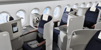 Lufthansa unveils B787 business class seating