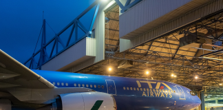 ITA Airways first Airbus A330neo with blue livery