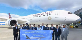 Vistara becomes the first Indian airline to operate a wide-body aircraft on a long-haul route using sustainable aviation fuel (SAF)