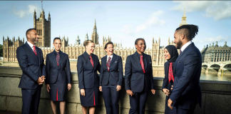 British Airways launched its new uniform for cabin crew, pilots and airport teams