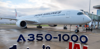 Japan Airlines takes delivery of its first A350-1000