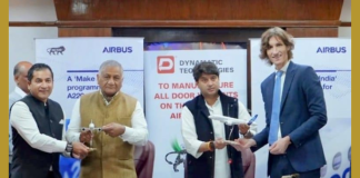 Airbus selects Bengaluru’s Dynamatic Technologies for A220 aircraft doors manufacturing