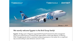 EgyptAir has appointed Bird Travels as their GSA for North India