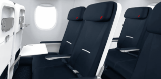 Air France unveils the new travel cabins on its Embraer 190 fleet