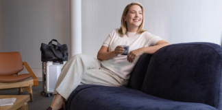 The new Finnair Lounge invites you to enjoy a moment of peace before takeoff