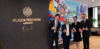 Plaza Premium Group presents an Unique city terminal lounge in Osaka