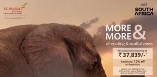 South African Tourism Partners with Ethiopian Airlines to Offer Lowest Ever Airfares to Indian Travellers