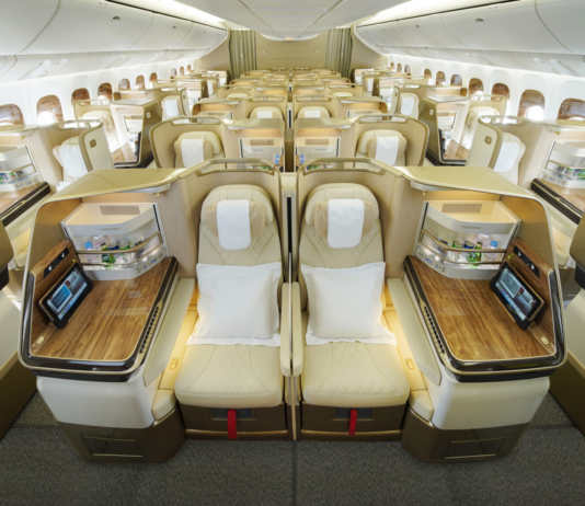 Riyadh welcomes first refurbished Emirates Boeing 777