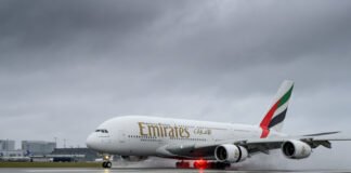 Emirates’ iconic A380 is back in Copenhagen