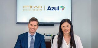 Etihad Airways and Azul Brazilian Airlines Launch Loyalty Partnership