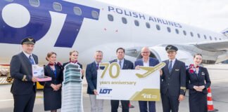 70 Years of Flight Service on the Warsaw-Vienna Route: LOT Polish Airlines and Vienna Airport Celebrate Their Anniversary