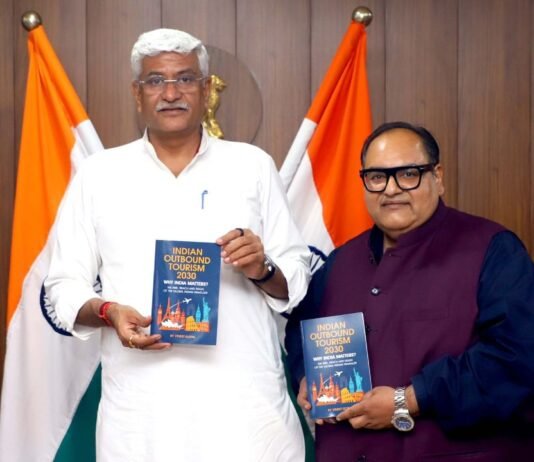 Union Minister Gajendra Singh Shekhawat Unveils Vineet Gopal’s Definitive Work on India’s Outbound Travel Surge