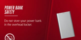 Emirates makes changes to safety rules for customer usage of power banks onboard