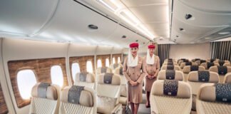 Emirates layers on more of its latest onboard product, including Premium Economy in four cities
