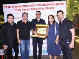 ETAA North India Hosts a Memorable Annual Dinner at Kylin Experience Skybar, New Delhi on 29th october 2025