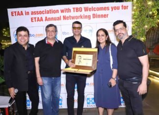 ETAA North India Hosts a Memorable Annual Dinner at Kylin Experience Skybar, New Delhi on 29th october 2025