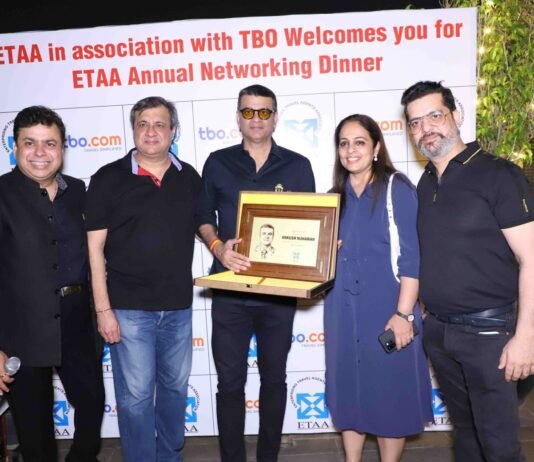 ETAA North India Hosts a Memorable Annual Dinner at Kylin Experience Skybar, New Delhi on 29th october 2025