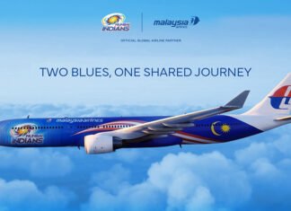 Malaysia Airlines Unveils Mumbai Indians-Themed Aircraft, Taking the Spirit of Mumbai Global